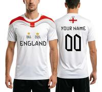 Haut de Foot Personnalisable pour Coupe du Monde 2026,Maillot décontracté avec nom numéro Top Sportif Unisexe pour célébrations Fières années gagnantes et avec Impatience pour 2026 (en-Gland)