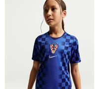 Haut de foot Replica Nike Dri-FIT Croatie 2026 Stadium Extérieur pour ado Deep Royal Blue/Hyper Royal/Blanc M