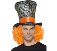 haut de forme chapelier fou - smiffys 45216 Vert G