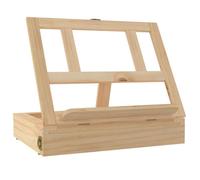 Haut de gamme - Chevalet de table avec tiroir 33,5x25,5x7 cm - bois massif de pin EU03_3178605
