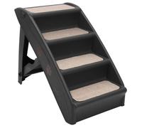 Haut de gamme - Escaliers pliables pour chiens Noir 62x40x49,5 cm EU03_8007676