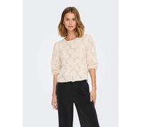 Haut de gamme Femmes élégant 3/4 manches Chemisier Mesh Floral Haut JDYKING NOUV