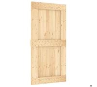 Haut de gamme - Porte NARVIK 100x210 cm - bois massif de pin EU03_6717888