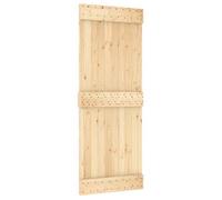 Haut de gamme - Porte NARVIK 80x210 cm - bois massif de pin EU03_1492209