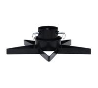 Haut de gamme - Support de sapin de Noël Noir 47x47x13,5 cm EU03_8995018