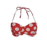 Brigitte Bardot Bain - Haut de Maillot Balconnet Floral - Rouge - 90D - Femme