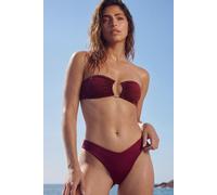 Haut de maillot de bain bandeau avec détail anneau - Nouba S25 - 38 - Grenat - Femme - Etam