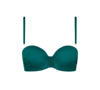 Haut de maillot de bain bandeau balconnet préformé femme Lisca Palma Vert 44B
