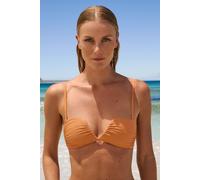 Haut de maillot de bain bandeau pailleté avec bretelles amovibles - Celestio - 44 - Coral - Femme - Etam
