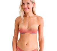 Haut de maillot de bain bandeau prÃ©formÃ© femme Lisca Cairo Rose 90C