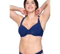 Haut de maillot de bain emboÃ®tant non prÃ©formÃ© femme Luna Blue Sense Bleu 105E