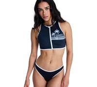 Roxy - Women's The Retro Essentials Crop Top - Haut de maillot - XL - anthracite