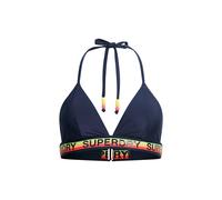 Superdry Logo Triangle Bikini Top Bleu L Femme