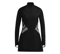 Adidas Haut de bain manches longues Femme BIG Bars Noir/Blanc Taille 10