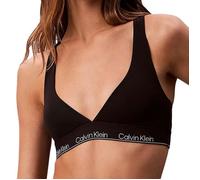 Haut de Maillot de Bain Noir Femme Calvin Klein Jeans Racerback XS