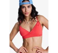 Roxy Essentials Sd Wrap Bralette Bikini Top Rouge,Rose XS Femme