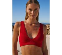 Haut de maillot de bain triangle en matière extensible - Onesize By Eta - TU - Red - Femme - Etam