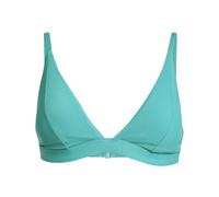 Adidas Iconisea Ribbed Padded Triangle Bikini Top Bleu 34 Femme