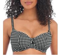 Haut de maillot vichy avec armatures - Freya Swim - Check in monochrome - Noir - Femme 100 I