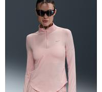 Nike Swift UV Half-Zip Maillot De Course Femmes - Abricot, Taille L