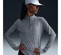 Haut de running à 1/4 de zip anti-UV Dri-FIT Nike Swift pour femme Smoke Grey/Heather/Heather S (FR 38-40)