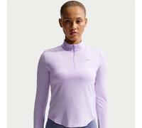 Haut de running à 1/4 de zip anti-UV Dri-FIT Nike Swift pour femme Violet Mist S (FR 38-40)