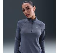 Haut de running à 1/4 de zip Dri-FIT Nike Tempo pour femme Midnight Navy/Heather S (FR 38-40)