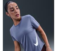 Haut de running à manches courtes Dri-FIT Nike Tempo Swoosh Run pour femme World Indigo/Blanc XS (FR 34-36)