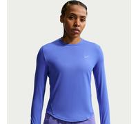 Haut de running à manches longues et col ras-du-cou Dri-FIT anti-UV Nike Swift pour femme Sapphire L (FR 46-48)