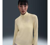 Haut de running deuxième couche Dri-FIT à 1/4 de zip Nike Trail pour femme Alabaster/Summit White S (FR 38-40)