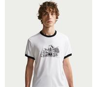 Haut de skateboard à manches courtes Nike SB Blanc/Noir XL