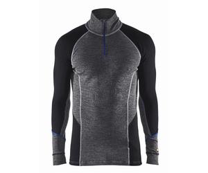 Haut de sous-vêtement col zippé - BLAKLADER - Warm 489917329699