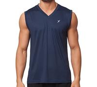 Haut de Sport pour Hommes Chemise de Fitness - Navy S