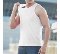 Haut de sport S-XXL à séchage rapide pour entraînement (blanc S)