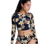 Roxy The Beach Babe Long Sleeve Rash Guard Bleu M Femme