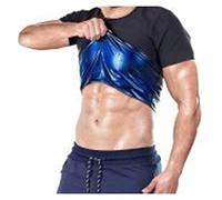 Haut de survêtement à manches longues, amincissant, ventre plat, perte de poids, combinaison de sauna, vêtement de sport, exercice, fitness, yoga, Pour homme., XL