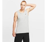 Haut de training sans manches Nike Dri-FIT pour Homme Dark Grey Heather/Blanc L Tall