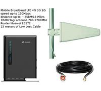 Haut débit mobile Booster antenne LTE 4G 3G 15m Huawei e5172Yagi 18dBi