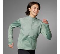 Haut demi-zip réfléchissant Ultimate Hi Vis Silver Green S