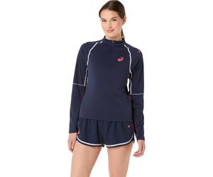 Haut d'entraînement 1/2 zip femme Asics Match Bleu XL