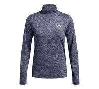 Under Armour Tshirt Tech 1/2 Zip-Twist Femmes – respirant, séchage rapide – Midnight Navy/White L/XS