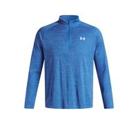 T-shirt Under Armour Tech Textured Half Zip manches longues bleu vif - L
