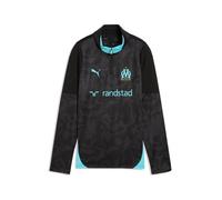 Haut d'entraînement 1/4 zip enfant OM 2025/26 Noir 12 ans