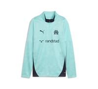 Haut d'entraînement 1/4 zip enfant OM 2025/26 Bleu 10 ans Unisex