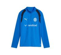 Haut d'entraînement 1/4 zip enfant OM 2026/27 Bleu 8 ans Unisex