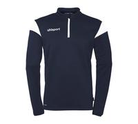 Haut d'entraînement 1/4 zip enfant Uhlsport Squad 27 Bleu 6 ans Unisex