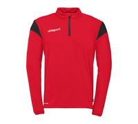 Haut d'entraînement 1/4 zip enfant Uhlsport Squad 27 Rouge 10/12 ans