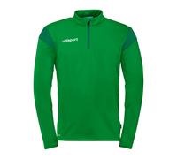 Haut d'entraînement 1/4 zip enfant Uhlsport Squad 27 Vert 6 ans