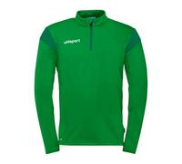 Haut d'entraînement 1/4 zip enfant Uhlsport Squad 27 Vert 8/10 ans Unisex