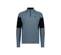 Mons Royale - Olympus Merino Base Layer 1/4 Zip Long Sleeve - Sous-vêtement mérinos homme Goblin Blue / Black - M